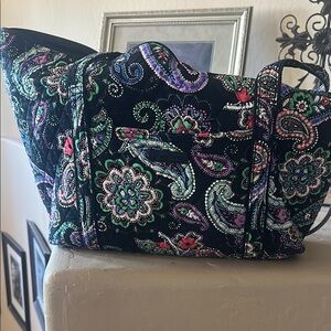 Vera Bradley Kiev Paisley Miller Tote Bag - Black and Multicolor